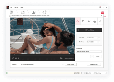 Travel DVD menu